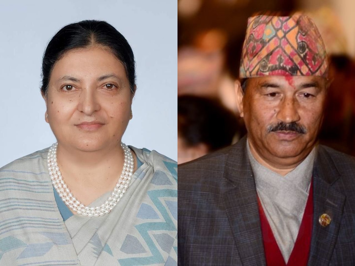 राष्ट्रपति भण्डारी र राप्रपा नेपालका अध्यक्ष थापाबीच भेटवार्ता